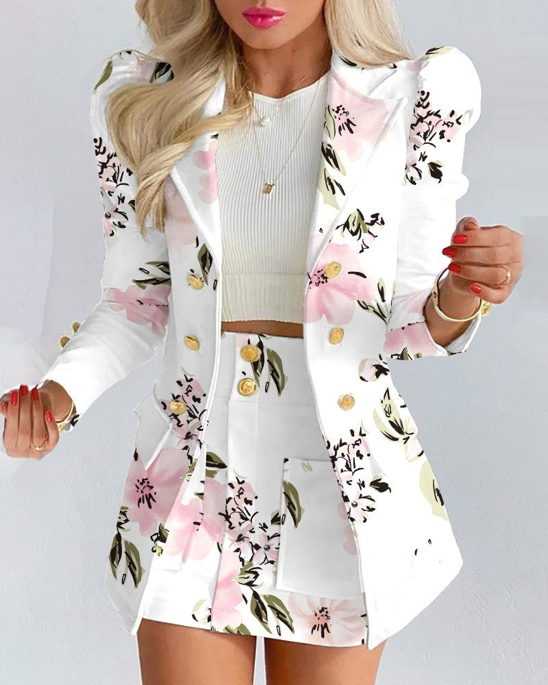 Fashion-Forward-Womens-White-Two-Piece-Polyester-Suit