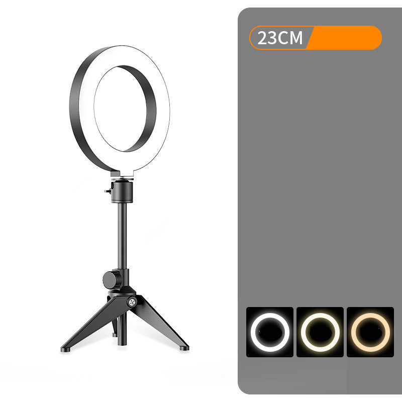 Small Portable Mobile Phone Holder with Adjustable Fill Light