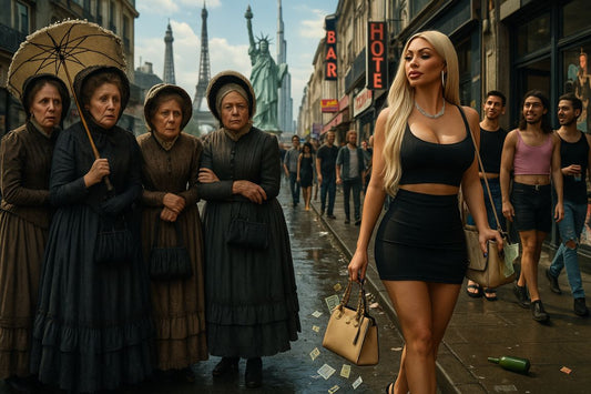 AI Prompt – Culture Clash Between Modern and Traditional Women