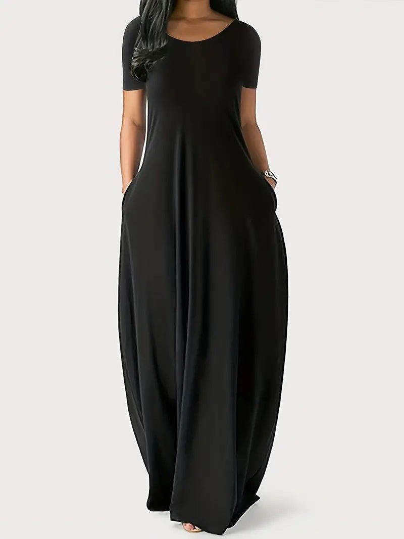 casual-deep-vneck-maxi-dress