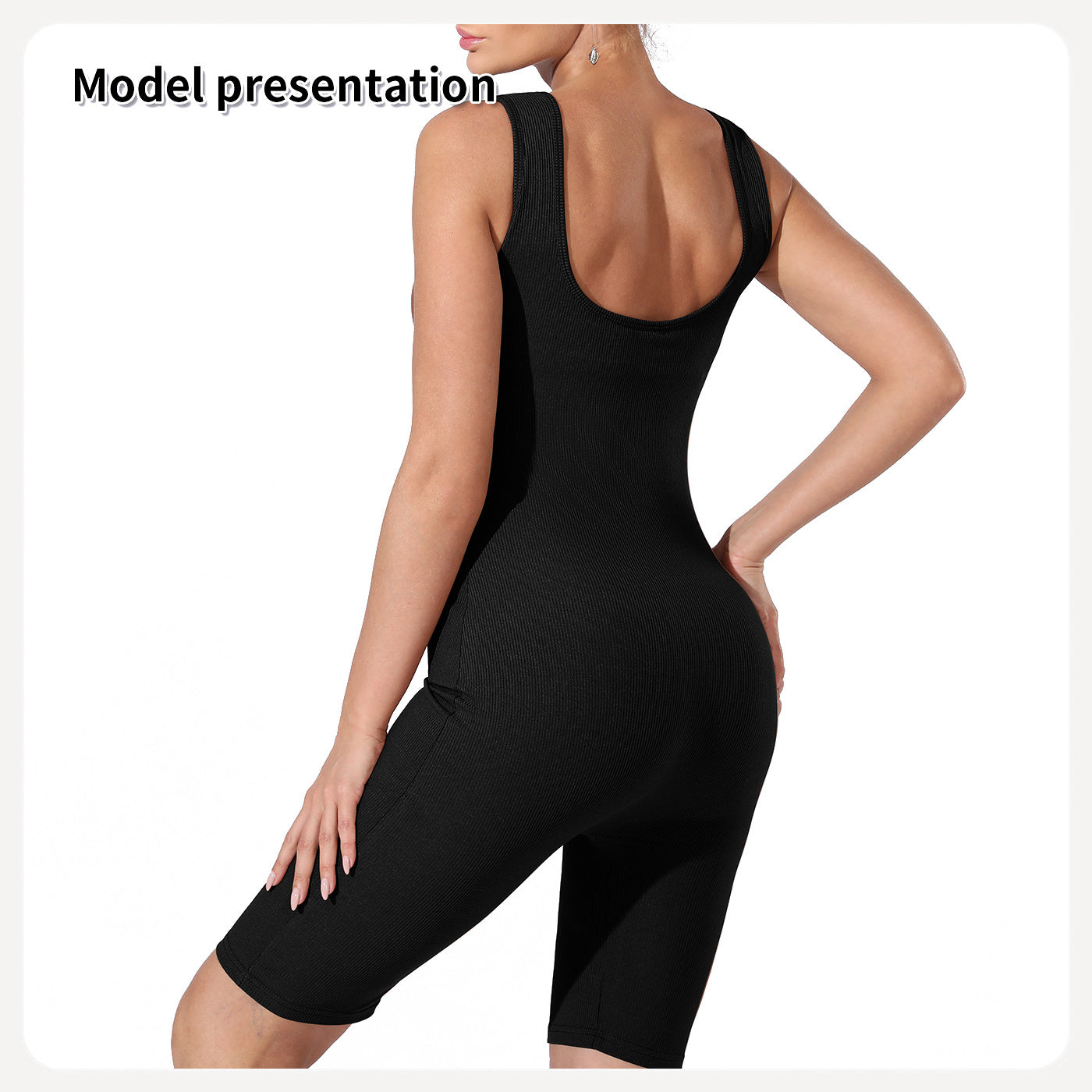 Women’s Slimming Solid Color Bodysuit – Black or Coffee