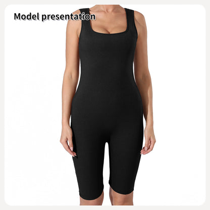 Women’s Slimming Solid Color Bodysuit – Black or Coffee