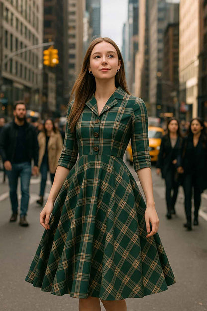 Retro swing dress | Vintage Elegance Never Goes Out of Style