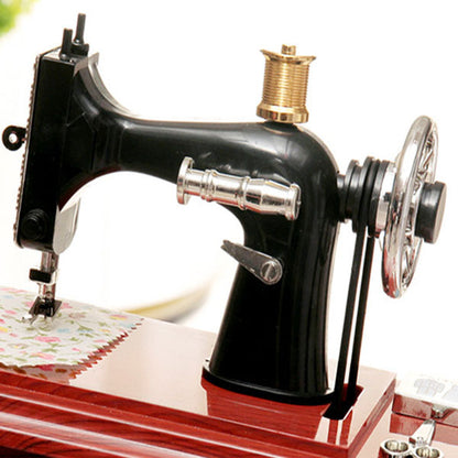 Retro Sewing Machine Music Box – Vintage Nostalgic Gift