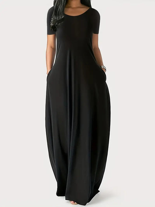 casual-deep-vneck-maxi-dress